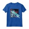 Laser Eyes Space Cat - Divertente Kitty 3D Occhiali T-shirt Regalo per Amanti dei Gatti - Ideale per Rientro a Scuola, Compleanno e Natale