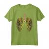 Funny Weed Lung Marijuana Bud T-Shirt - THC Lung TShirt Maglietta - Cool Trendy Tee for Pot Festivals and Reggae Concerts
