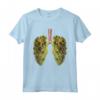 Funny Weed Lung Marijuana Bud T-Shirt - THC Lung TShirt Maglietta - Cool Trendy Tee for Pot Festivals and Reggae Concerts
