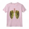 Funny Weed Lung Marijuana Bud T-Shirt - THC Lung TShirt Maglietta - Cool Trendy Tee for Pot Festivals and Reggae Concerts
