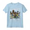 Jurassic World: Camp Cretaceous 6 Campers 1 Island Maglietta - Officially Licensed Dinosaur Apparel for Kids