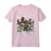 Jurassic World: Camp Cretaceous 6 Campers 1 Island Maglietta - Officially Licensed Dinosaur Apparel for Kids