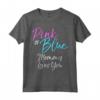 Corrispondenza Genere Rivela Famiglia Rosa o Blu - Mamma ti Ama Maglietta per Feste di Rivelazione di Genere - Ideale per Regali e Accessori