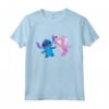 HapTiger Stitch and Angel Valentine's Day Kisses Maglietta - Official Merchandise for Couples - Perfect Valentine's Day Gift