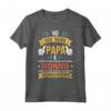 HapTiger Nonno Regalo - Papà Nonno Maglietta per la festa del papà - Ideale per Compleanno - Ho due titoli Papà e Nonno