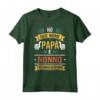HapTiger Nonno Regalo - Papà Nonno Maglietta per la festa del papà - Ideale per Compleanno - Ho due titoli Papà e Nonno