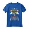 HapTiger Nonno Regalo - Papà Nonno Maglietta per la festa del papà - Ideale per Compleanno - Ho due titoli Papà e Nonno
