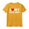 I Love Heart My Gym Bro - Divertente Maglietta Fitness Allenamento Amore - Ideale per Appassionati del Fitness