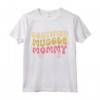 Certificato Muscle Mommy Groovy Pompa - T-shirt Sollevamento Pesi Donna - Ideale come Regalo per Amiche della Palestra - Leggera e Confortevole