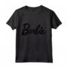 Maglietta Donna Barbie Ufficiale - Logo Nero Multicolori - Ideale per Fan di Barbie