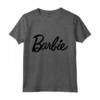 Maglietta Donna Barbie Ufficiale - Logo Nero Multicolori - Ideale per Fan di Barbie
