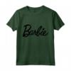 Maglietta Donna Barbie Ufficiale - Logo Nero Multicolori - Ideale per Fan di Barbie