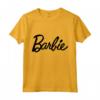 Maglietta Donna Barbie Ufficiale - Logo Nero Multicolori - Ideale per Fan di Barbie