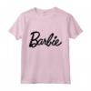 Maglietta Donna Barbie Ufficiale - Logo Nero Multicolori - Ideale per Fan di Barbie
