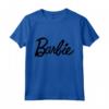 Maglietta Donna Barbie Ufficiale - Logo Nero Multicolori - Ideale per Fan di Barbie