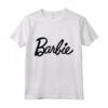 Maglietta Donna Barbie Ufficiale - Logo Nero Multicolori - Ideale per Fan di Barbie