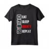Eat Sleep HOCKEY repeat - Hockey Player or Coach Maglietta - Perfect Gift for Game Day