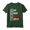Eat Sleep HOCKEY repeat - Hockey Player or Coach Maglietta - Perfect Gift for Game Day