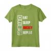 Eat Sleep HOCKEY repeat - Hockey Player or Coach Maglietta - Perfect Gift for Game Day