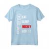 Eat Sleep HOCKEY repeat - Hockey Player or Coach Maglietta - Perfect Gift for Game Day