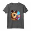 Masha and the Bear Duo - Maglietta blu ufficiale - Ideale per fan di Masha e Orso