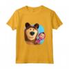 Masha and the Bear Duo - Maglietta blu ufficiale - Ideale per fan di Masha e Orso