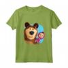 Masha and the Bear Duo - Maglietta blu ufficiale - Ideale per fan di Masha e Orso