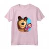 Masha and the Bear Duo - Maglietta blu ufficiale - Ideale per fan di Masha e Orso