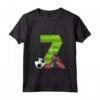 Bambino Settimo Compleanno Calcio 7 Anni - Maglietta Soccer Star per Ragazzi e Ragazze - Ideale per Regalo di Compleanno