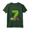 Bambino Settimo Compleanno Calcio 7 Anni - Maglietta Soccer Star per Ragazzi e Ragazze - Ideale per Regalo di Compleanno