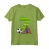 Bambino Settimo Compleanno Calcio 7 Anni - Maglietta Soccer Star per Ragazzi e Ragazze - Ideale per Regalo di Compleanno