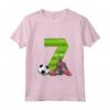 Bambino Settimo Compleanno Calcio 7 Anni - Maglietta Soccer Star per Ragazzi e Ragazze - Ideale per Regalo di Compleanno