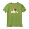 Divertente I Love DILFs - I Heart DILFs Maglietta per Amanti del Quartiere - Regalo per DILF