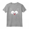 Simpatico Gatto Volto T-Shirt Divertente - Regalo Amante Gatti - Ideale per Halloween, Compleanno o San Valentino