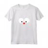 Simpatico Gatto Volto T-Shirt Divertente - Regalo Amante Gatti - Ideale per Halloween, Compleanno o San Valentino
