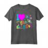 I Love the 80's - Travestimento Costume Anni 80 Donna Uomo Maglietta Vintage - Ideale per Feste a Tema e Carnevale