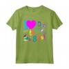 I Love the 80's - Travestimento Costume Anni 80 Donna Uomo Maglietta Vintage - Ideale per Feste a Tema e Carnevale