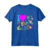 I Love the 80's - Travestimento Costume Anni 80 Donna Uomo Maglietta Vintage - Ideale per Feste a Tema e Carnevale