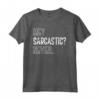 Me Sarcastic Never - T-shirt Divertente con Design di Sarcasmo - Ideale per Regali di Natale e Compleanno
