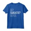 Me Sarcastic Never - T-shirt Divertente con Design di Sarcasmo - Ideale per Regali di Natale e Compleanno