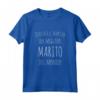 Miglior Marito del Mondo - Super Regalo per il Giorno del Matrimonio - Maglietta Leggera con Taglio Classico