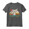 Gallo Regalo Divertente Per Bambini Retro Dabbing Pollo Maglietta - Idea Regalo Unica per Amanti degli Animali da Fattoria