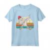 Gallo Regalo Divertente Per Bambini Retro Dabbing Pollo Maglietta - Idea Regalo Unica per Amanti degli Animali da Fattoria