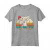 Gallo Regalo Divertente Per Bambini Retro Dabbing Pollo Maglietta - Idea Regalo Unica per Amanti degli Animali da Fattoria