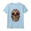 Maschera Teschio di Zucchero - Calavera Maglietta per il Dia de los Muertos - Costume Messicano