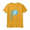 Linux Fedora T-Shirt Blu con Logo Open Source - Idea Regalo per Hacker, Geek e Programmatori - Maglietta per Compleanni e Natale