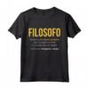 Filosofo Definizione | Filosofo Regalo Maglietta - Idea Regalo Divertente per Uomo e Donna - Perfetto per Compleanno e Laurea