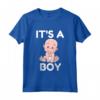 It's A Boy Blue Boy Baby Shower Genere Rivelato - Divertente Maglietta per Feste di Genere Rivelato - Ideale per Adozione o Baby Shower