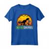 Mamasaurus T-Rex Mamma | 2 Bambini Dino Madre e Moglie Maglietta - Regalo per Mamma di Due Bambini - Ideale per Compleanno o Natale