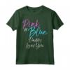 Il genere corrispondente rivela la famiglia Pink o Blue Daddy ti ama Maglietta - Ideale per Feste di Rivelazione del Genere